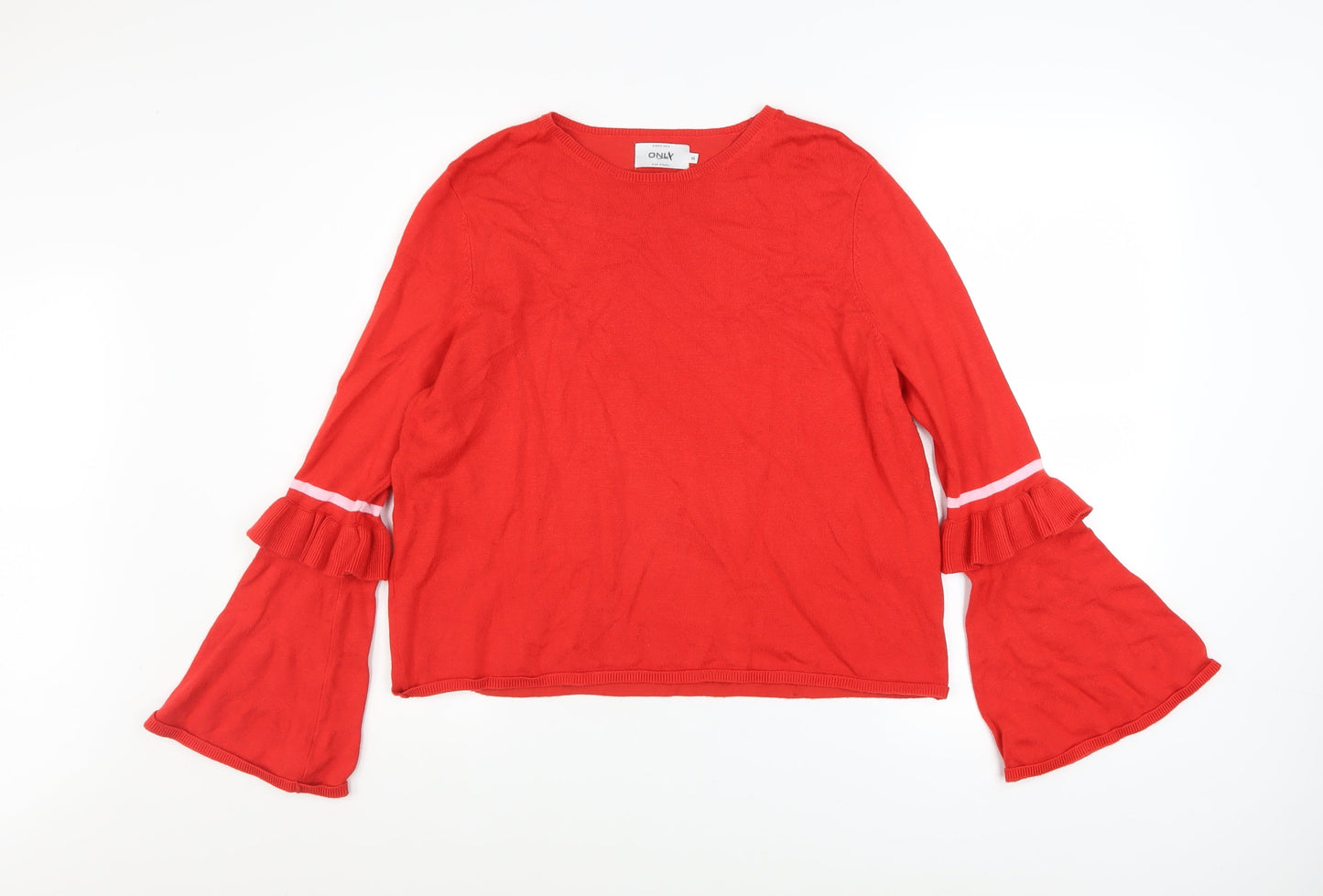 Womens UK Size M Only Red Pullover Jumper