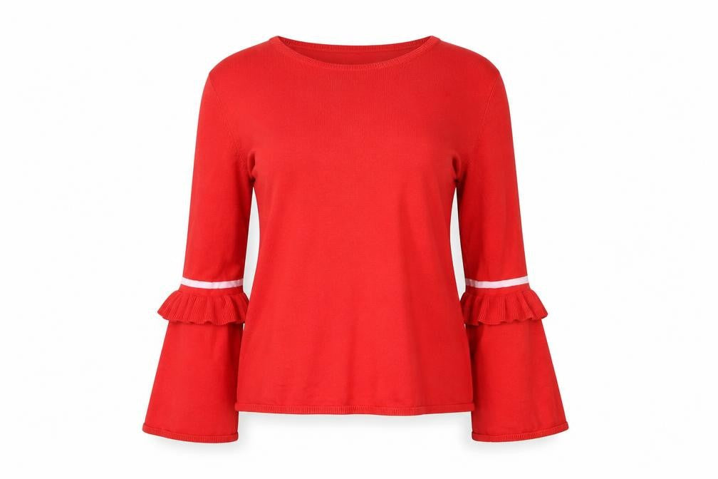 Womens UK Size M Only Red Pullover Jumper