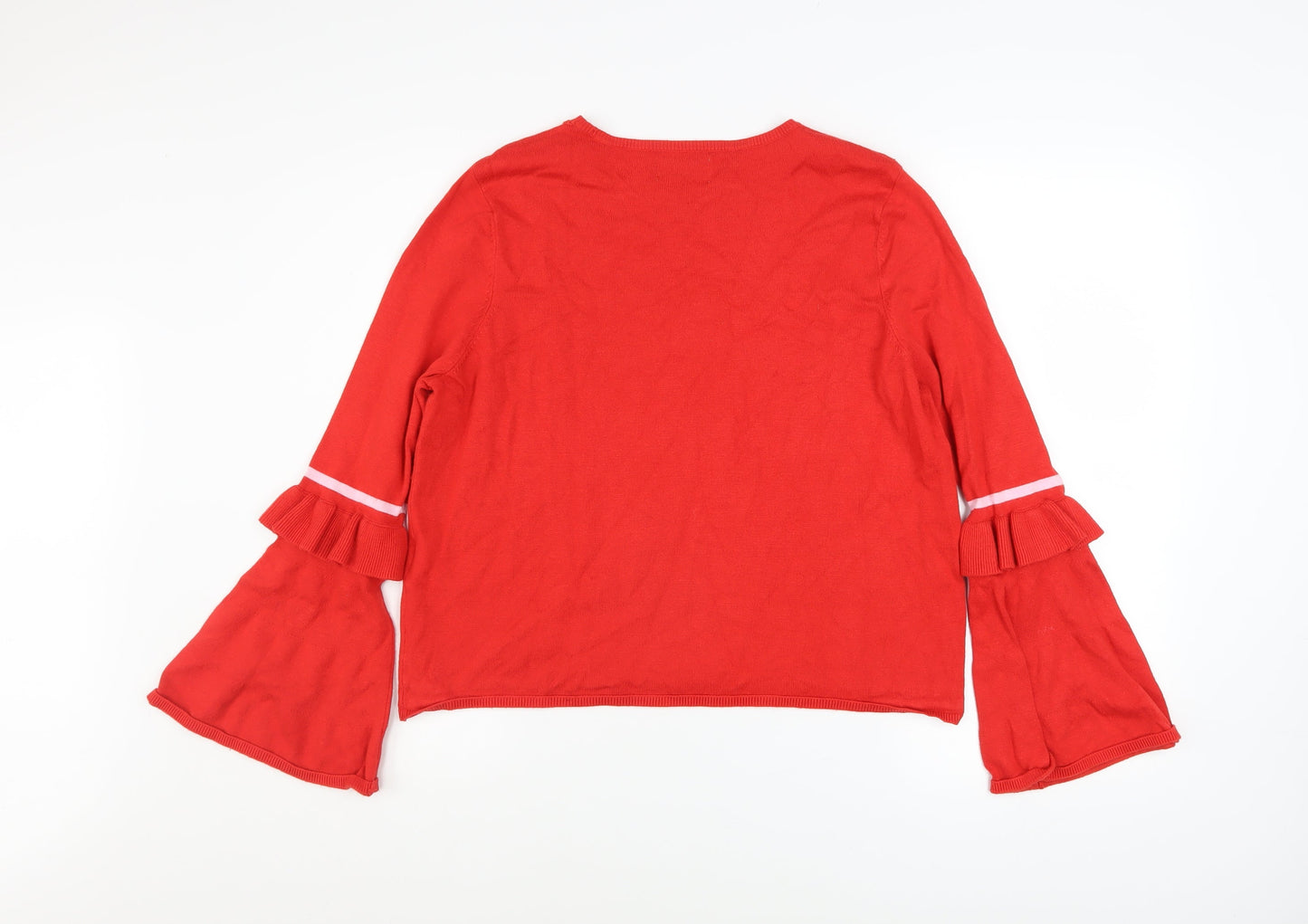 Womens UK Size M Only Red Pullover Jumper