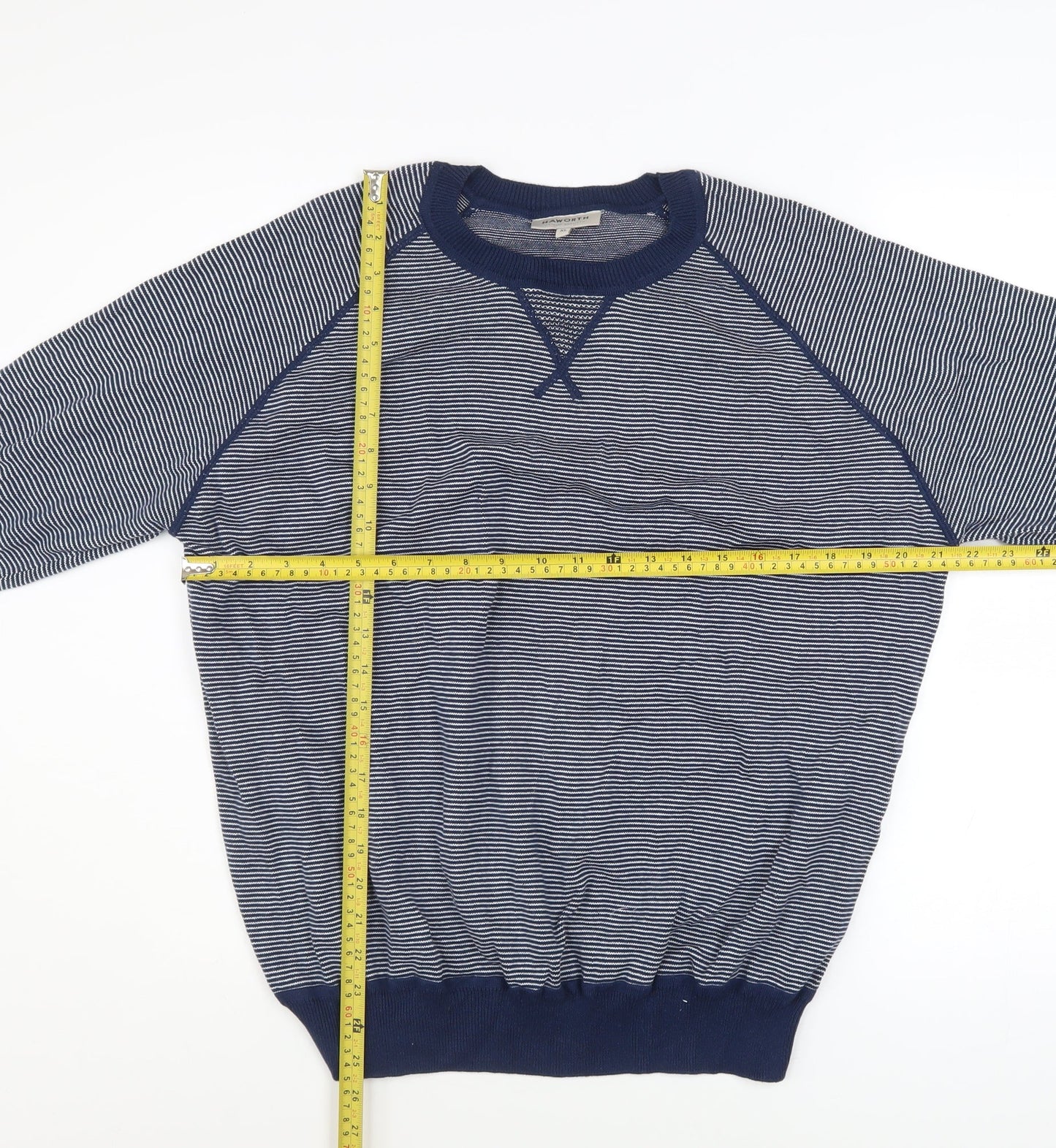 Mens UK Size XL Haworth Blue Pullover Jumper