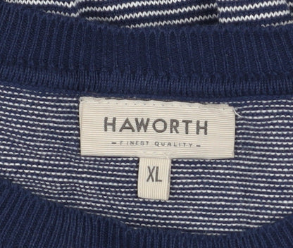 Mens UK Size XL Haworth Blue Pullover Jumper