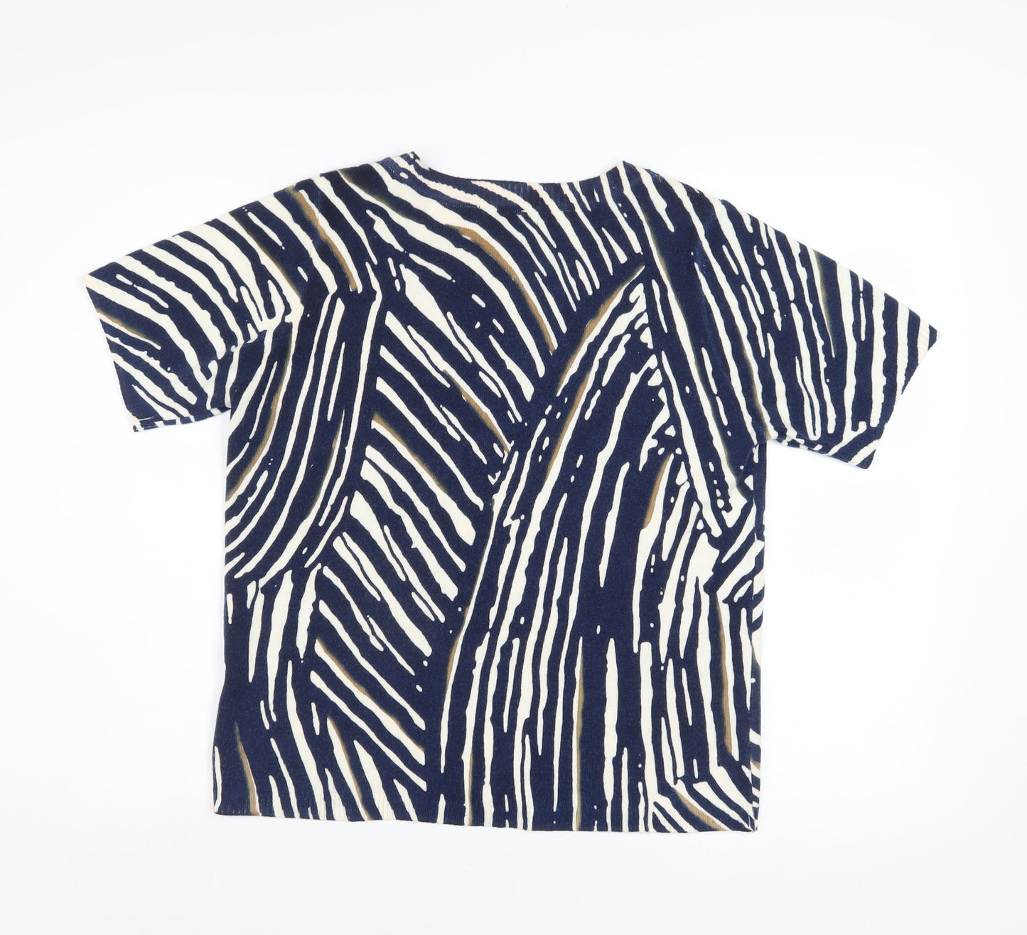 Womens UK Size 12 Marks and Spencer Blue Basic T-Shirt