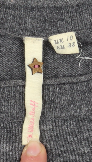 Womens UK Size 10 White Stuff Grey Pullover Jumper