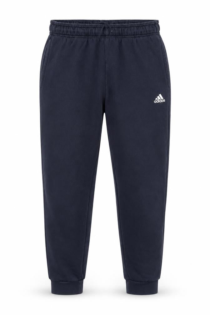 Front view of Adidas Men’s Blue 2XL Jogger Sweatpants Fleece Comfort Tapered Activewear