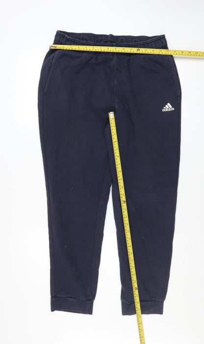 Mens UK Size 2XL adidas Regular Fit Jogger Blue Trousers