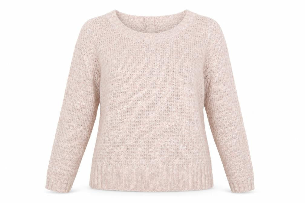 Womens UK Size M M&Co Pink Pullover Jumper