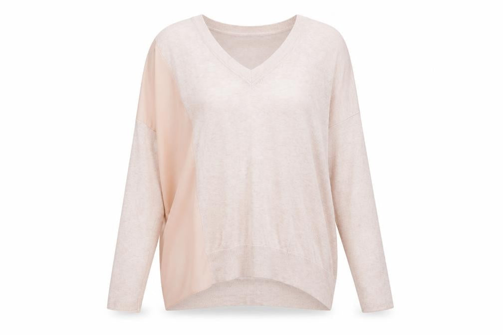 Womens UK Size S AllSaints Beige Pullover Jumper