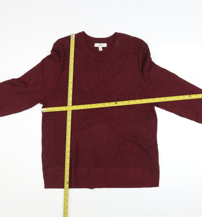 Womens UK Size 20 Marks and Spencer Red Pullover Jumper