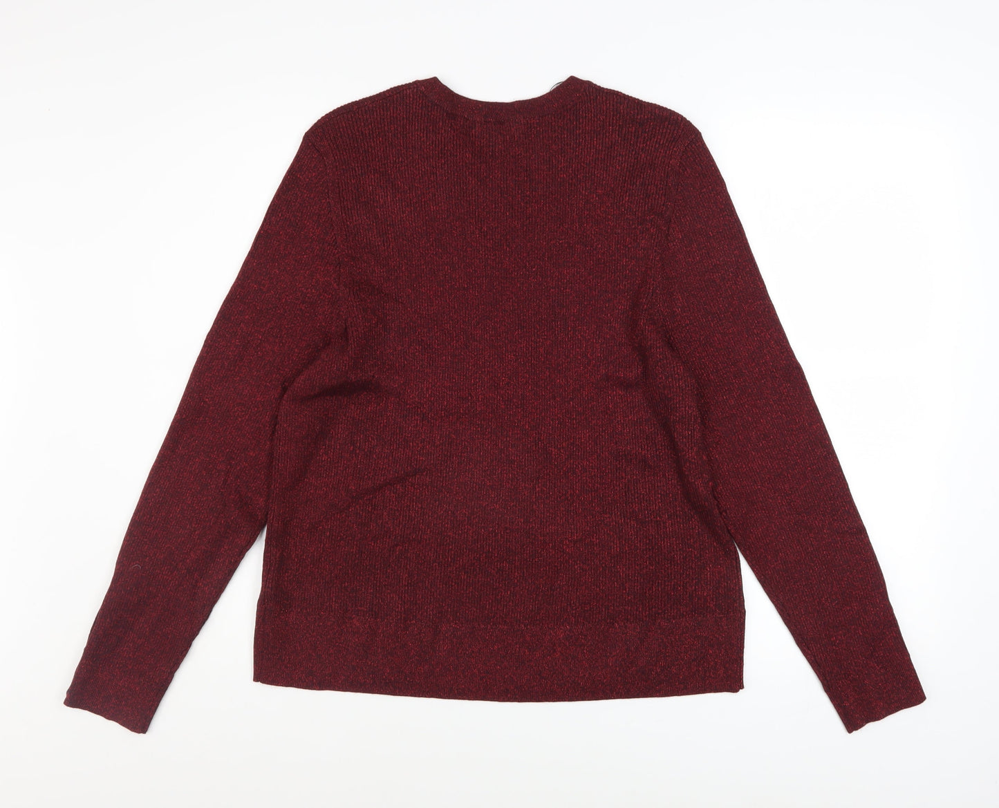 Womens UK Size 20 Marks and Spencer Red Pullover Jumper