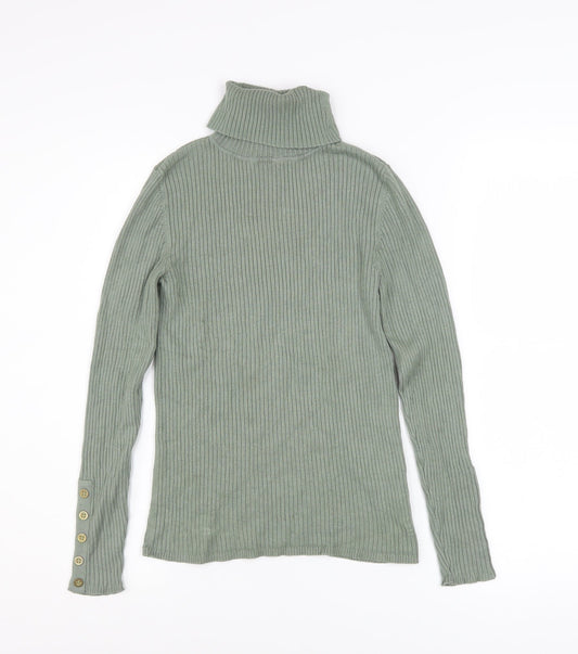 Womens UK Size 10 New Look Green Pullover Jumper
