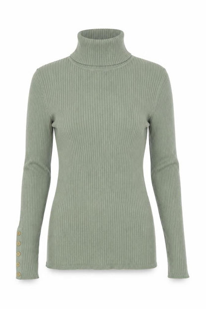 Womens UK Size 10 New Look Green Pullover Jumper
