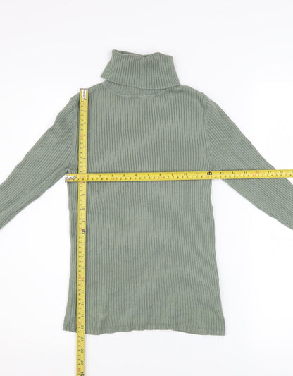 Womens UK Size 10 New Look Green Pullover Jumper