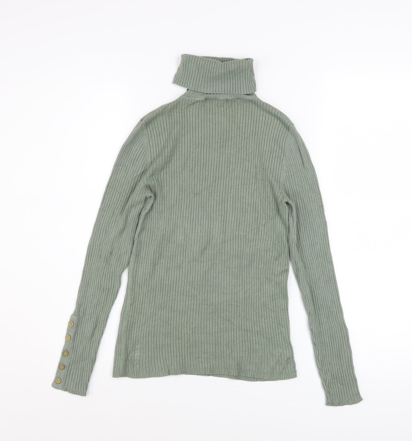 Womens UK Size 10 New Look Green Pullover Jumper