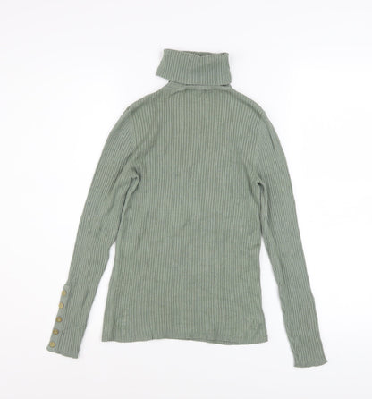 Womens UK Size 10 New Look Green Pullover Jumper