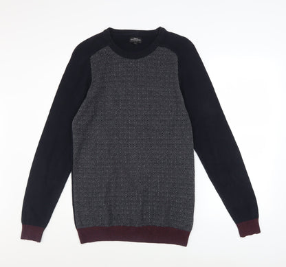 Mens UK Size M NEXT Blue Pullover Jumper