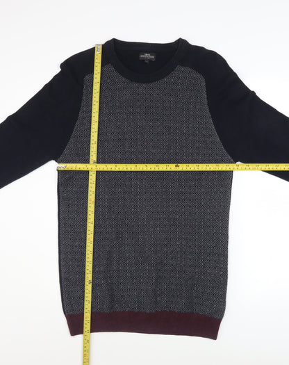 Mens UK Size M NEXT Blue Pullover Jumper