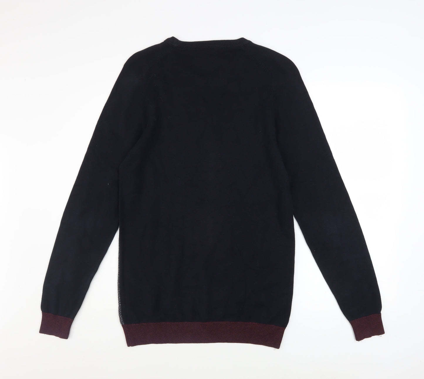 Mens UK Size M NEXT Blue Pullover Jumper
