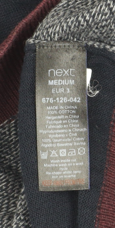 Mens UK Size M NEXT Blue Pullover Jumper