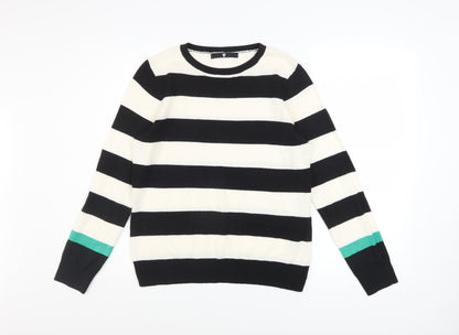 Womens UK Size 12 V by Very Black Pullover Jumper