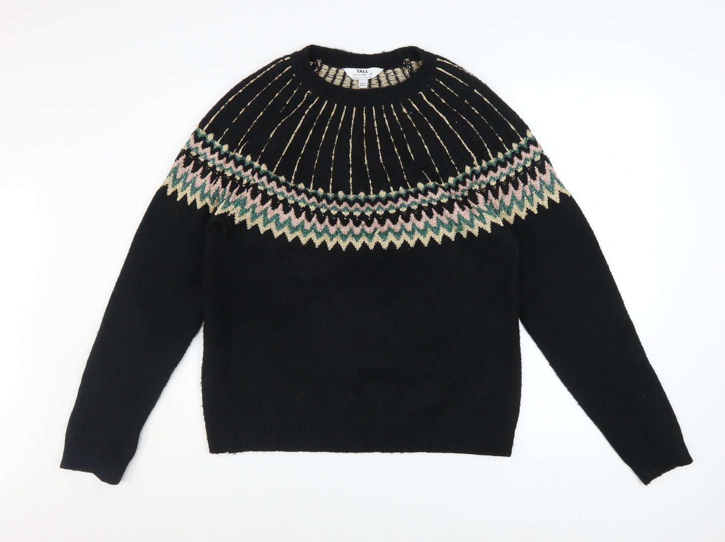Womens UK Size 8 Dorothy Perkins Black Pullover Jumper
