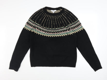 Womens UK Size 8 Dorothy Perkins Black Pullover Jumper