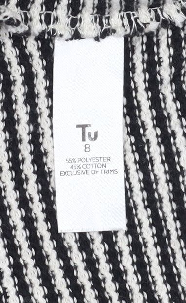 Womens UK Size 8 TU Black Pullover Jumper