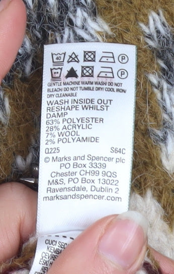 Womens UK Size S Marks and Spencer Beige Pullover Jumper