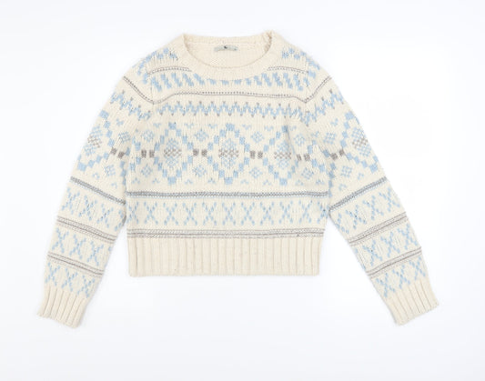 Womens UK Size 10 TU Ivory Pullover Jumper