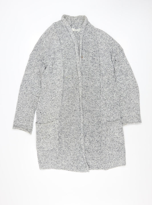 Womens UK Size 8 The White Company Grey Cardigan Jumper