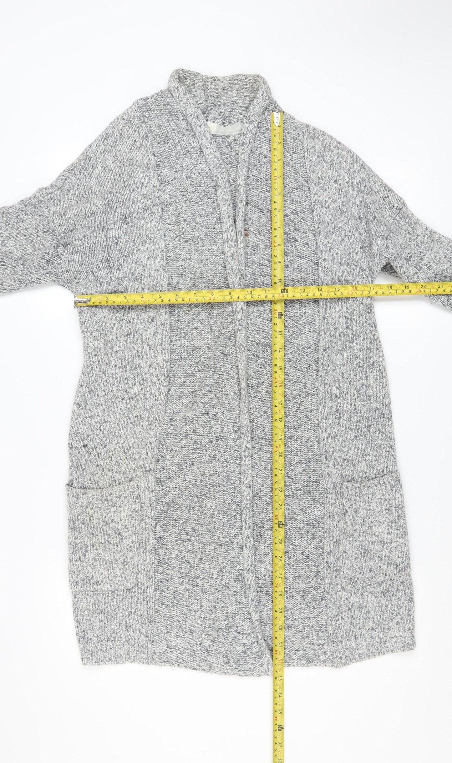 Womens UK Size 8 The White Company Grey Cardigan Jumper