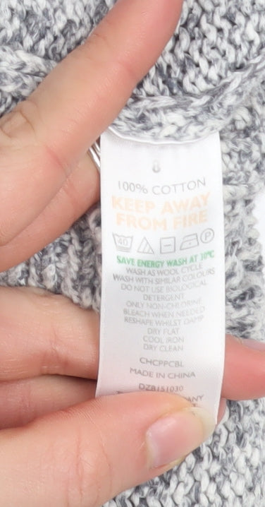 Womens UK Size 8 The White Company Grey Cardigan Jumper