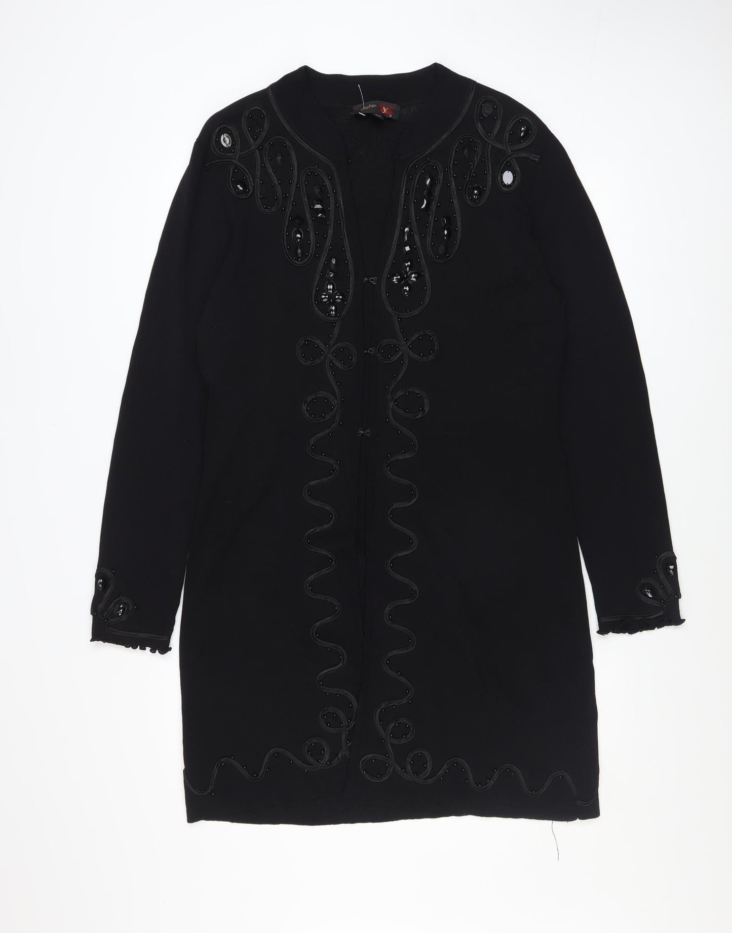 Womens UK Size S Stephen Black Overcoat