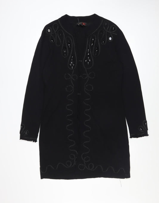 Womens UK Size S Stephen Black Overcoat