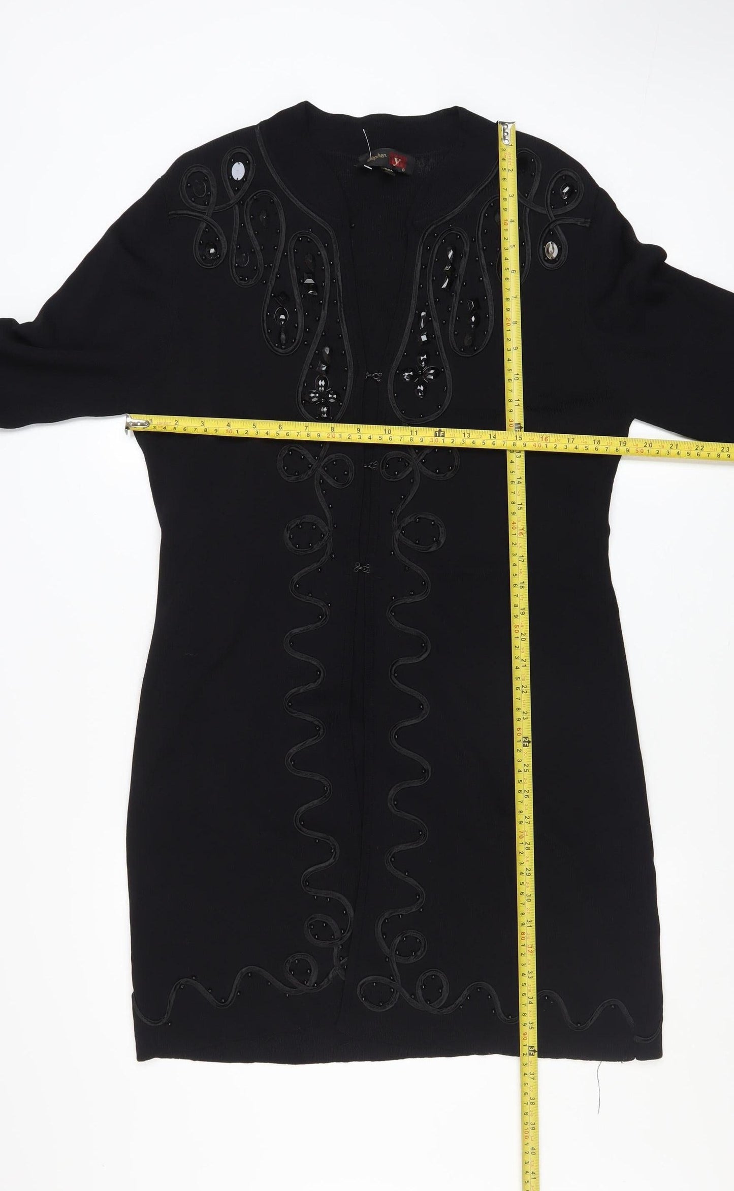 Womens UK Size S Stephen Black Overcoat