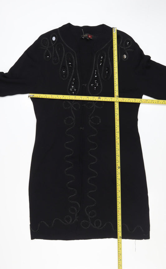 Womens UK Size S Stephen Black Overcoat