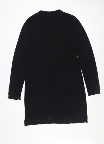 Womens UK Size S Stephen Black Overcoat