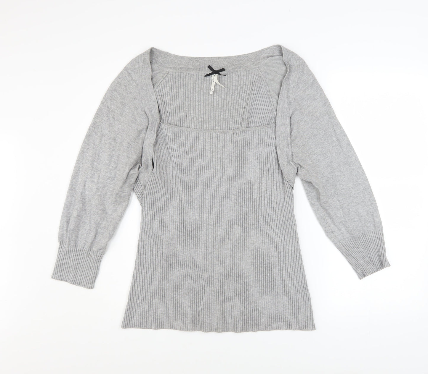 Womens UK Size 20 NEXT Grey Shrug Jumper
