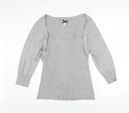 Womens UK Size 20 NEXT Grey Shrug Jumper