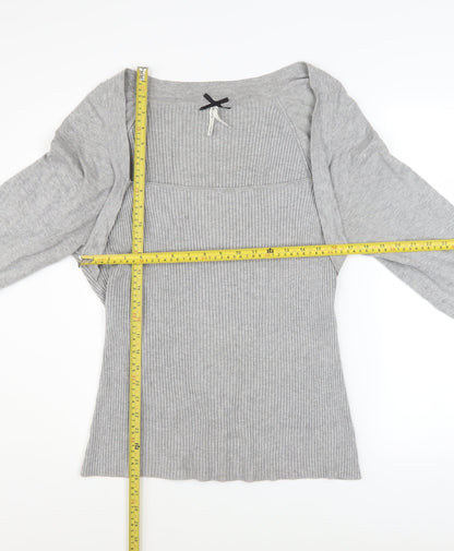 Womens UK Size 20 NEXT Grey Shrug Jumper