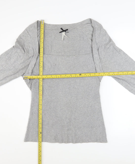 Womens UK Size 20 NEXT Grey Shrug Jumper