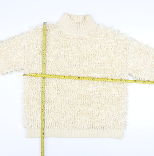 Womens UK Size M Marks and Spencer Ivory Pullover Jumper