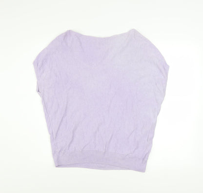 Womens UK Size M Mint Velvet Purple Pullover Jumper