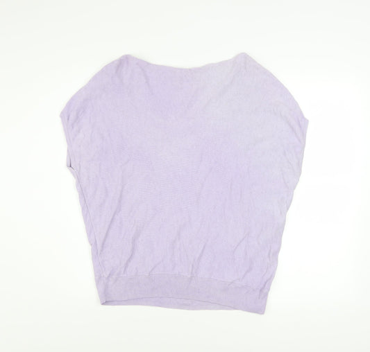 Womens UK Size M Mint Velvet Purple Pullover Jumper