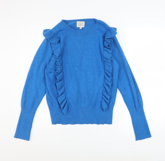 Womens UK Size M Willow & Paige Blue Pullover Jumper