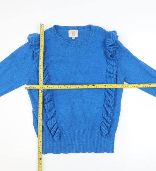 Womens UK Size M Willow & Paige Blue Pullover Jumper