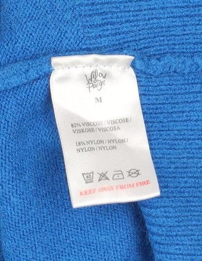 Womens UK Size M Willow & Paige Blue Pullover Jumper