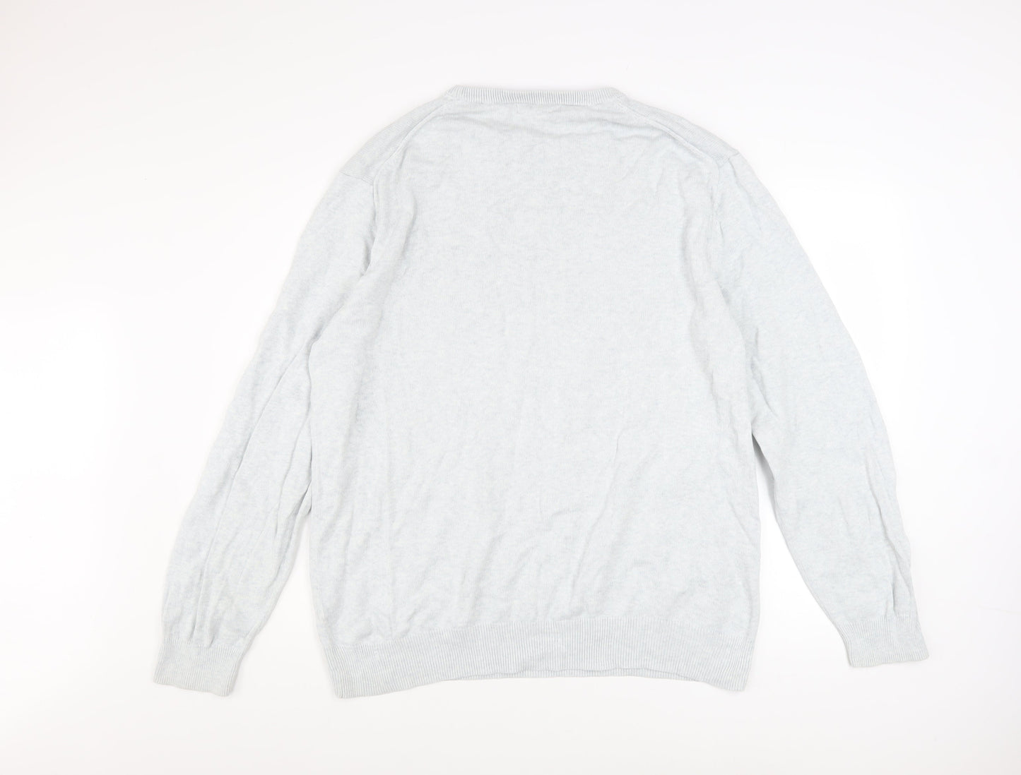Mens UK Size 2XL Crew Clothing Company Grey Pullover Jumper