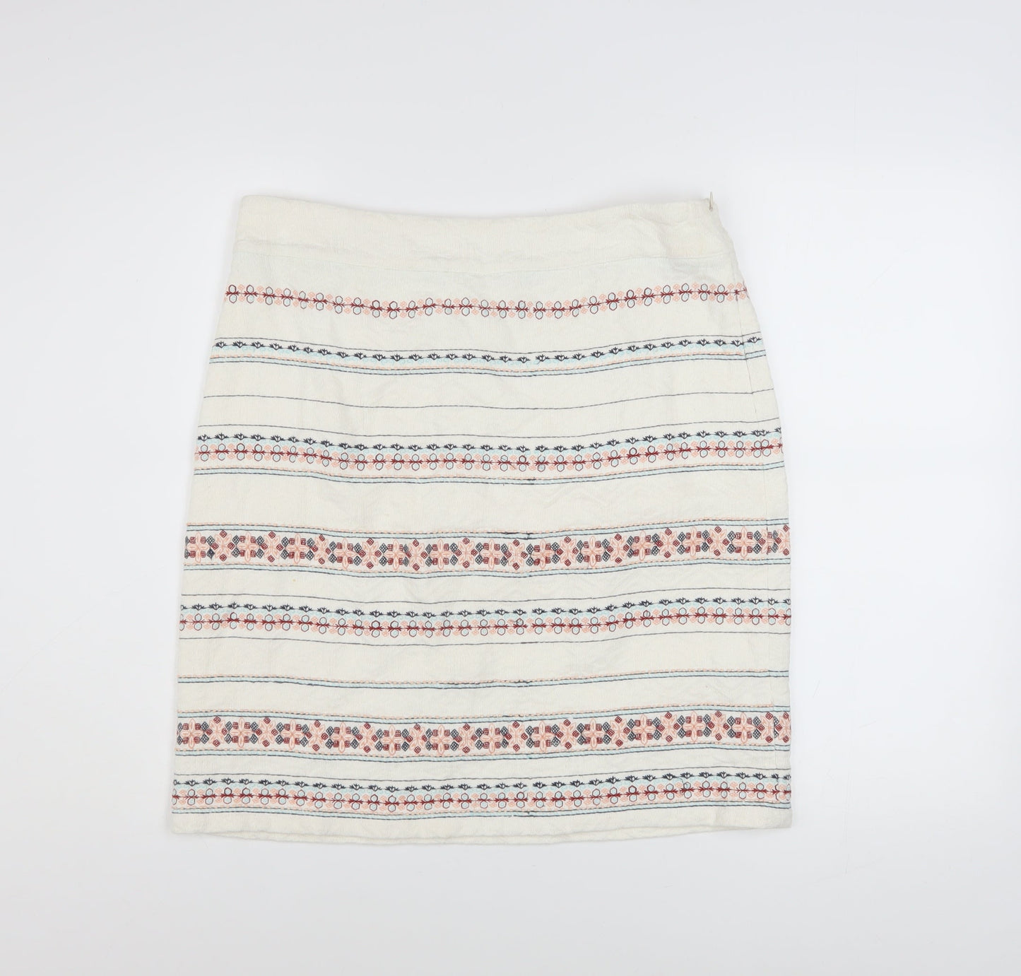 Womens UK Size 12 White Stuff A-Line Woven Skirt