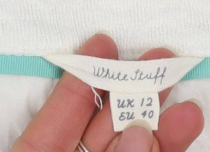 Womens UK Size 12 White Stuff A-Line Woven Skirt