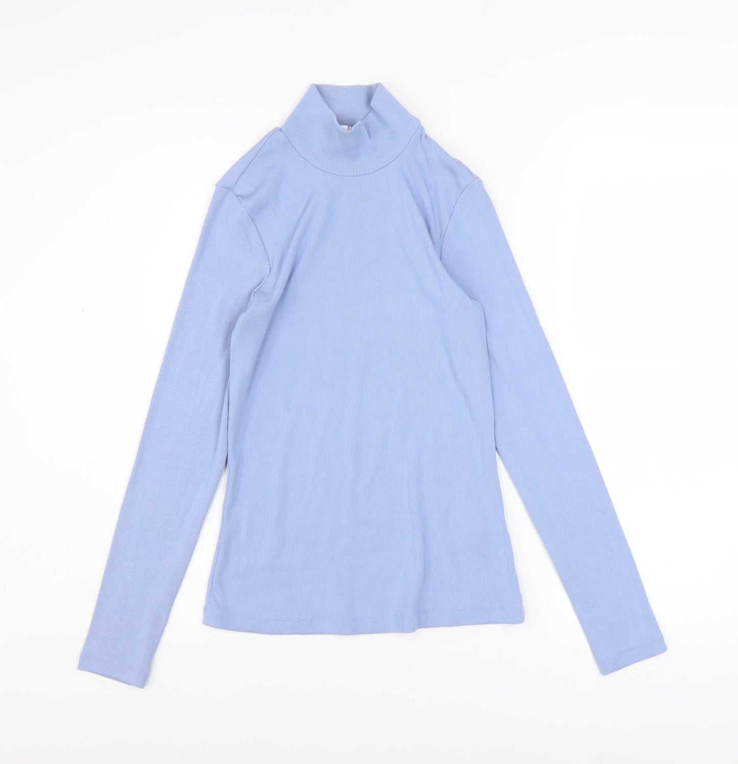 Womens UK Size S & Other Stories Blue Basic T-Shirt